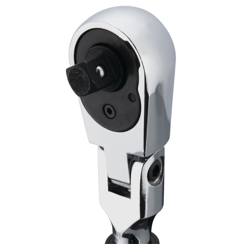 Performance Tool W9116 1/4-Inch and 3/8-Inch Dual Drive Flex Head Stubby Ratchet - Image 2